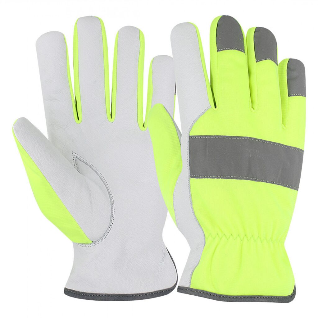 high visibility work gloves